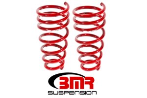 Chevrolet Camaro Lowering Springs - Rear - BMR Suspension - Red - `10-`15 Chevrolet Camaro Lowering Springs - Rear - BMR Suspension - Red - `10-`15